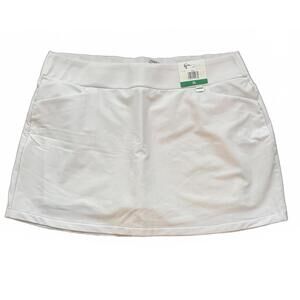 NEW Greg Norman Women's Skort Size XL Extra Large White Play-Dry Active Wear